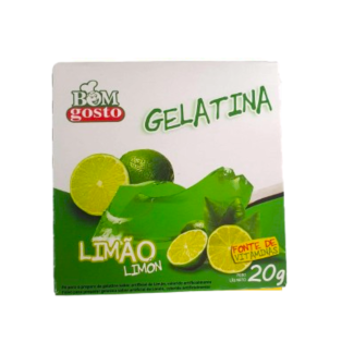 GELATINA BOM GOSTO LIMAO             20G