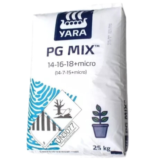Fertilizante PG Mix Yara 14-16-18, Saco de 25kg