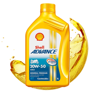 Lubrificante Shell Advance AX5 4T para Motores 4 Tempos