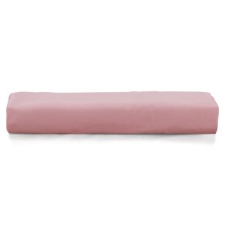 Lençol Avulso com Elástico Solteiro Karsten 180 Fios 100% Algodão Liss Rosa