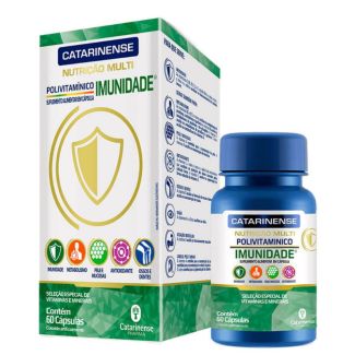 Polivitamínico Multi Imunidade com 60 Cápsulas Catarinense Pharma