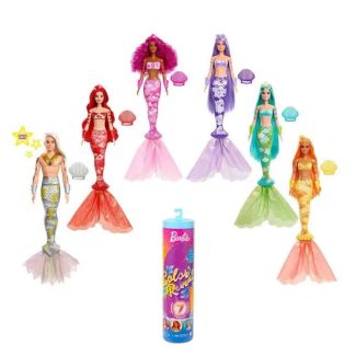 Barbie Color Reveal Série 9 Sereia Arco-Iris (Sortido) Mattel