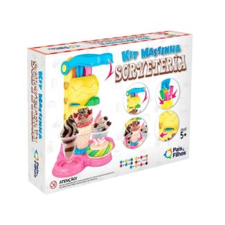 Kit Massinha de Modelar Sorveteria Pais & Filhos
