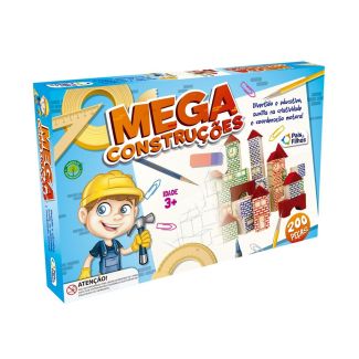 Mega Construções 200 Peças Pais & Filhos