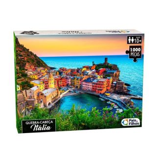Quebra-Cabeça Itália 1000 peças Pais & Filhos