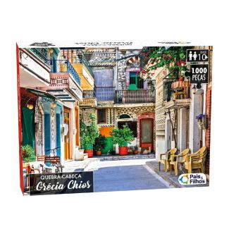 Quebra-Cabeça Grécia Chios 1000 peças Pais & Filhos