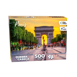 Quebra-Cabeça Paris 500 peças Pais & Filhos