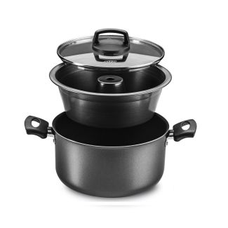 Conjunto para Pudim Banho Maria Alumínio MTA Cristal 2 Peças