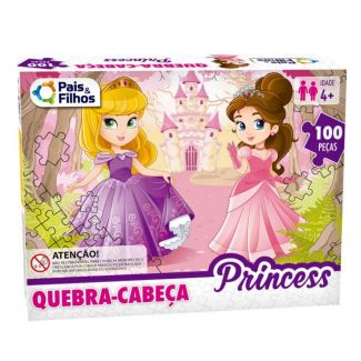 Quebra-Cabeça Princess 100 peças Pais & Filhos