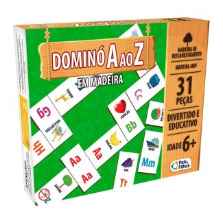 Dominó de A ao Z em Madeira Pais & Filhos