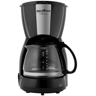 Cafeteira Britânia CP30 Inox Preta 127V