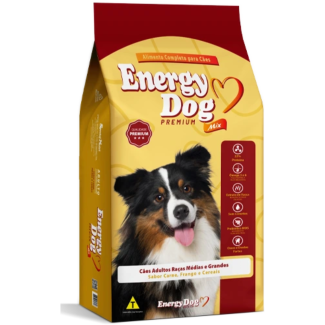 Dog Adultos  ENERGY DOG Mix, Sabor Carne, Frango e Cereais 10,1kg