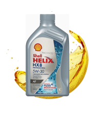Óleo de Motor Shell Helix HX8 Professional AF 5W-30