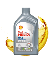 Óleo Shell Helix HX8 Professional AG 0W-20 Sintético