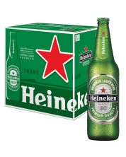 Cerveja Heineken Premium Garrafa 600ml - 12 unidades