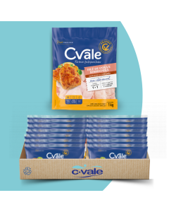 C.Vale Filé de Coxa e Sobrecoxa Sem Osso com Pele - Caixa 15kg