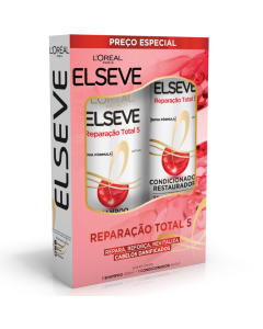 Kit L'Oréal Paris Elseve Reparação Total 5 - Shampoo 375ml + Condicionador 170ml