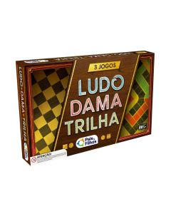 Ludo, Dama e Trilha Jogos de Tabuleiro Pais & Filhos