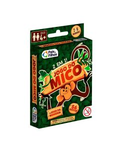 Jogo do Mico e Jogo da Memória 2 em 1 Pais & Filhos