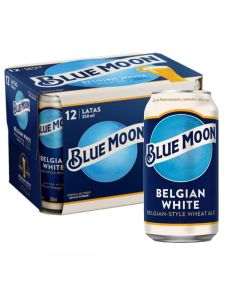 Cerveja Blue Moon Belgian White Lata 350ml - 12 unidades