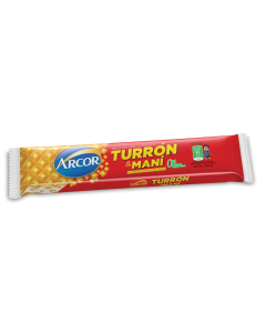 Torrone Arcor Turrón & Maní 25g - 1 unidade