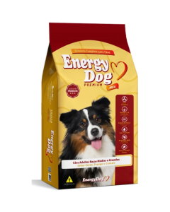 Dog Adultos  ENERGY DOG Mix, Sabor Carne, Frango e Cereais 10,1kg