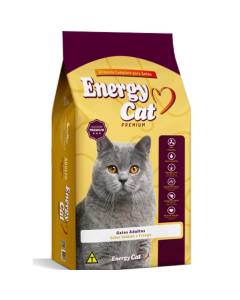 Ração ENERGY DOG Cat Adultos, Sabor Salmão e Frango 10,1kg