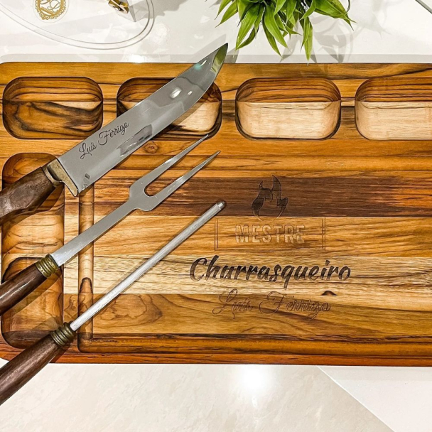 Conjunto kit C.Vale para churrasco