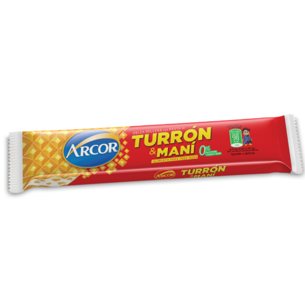 Torrone Arcor - Torrone & Amendoim 25g