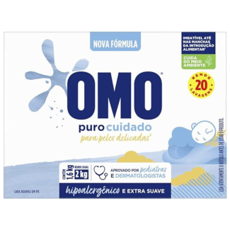 Sabão em Pó OMO Puro Cuidado - 1,6kg