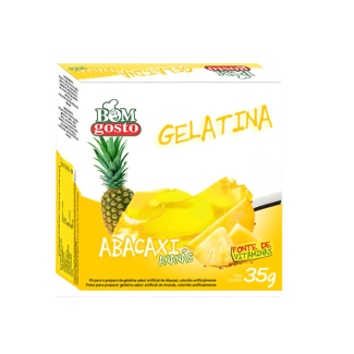 GELATINA BOM GOSTO ABACAXI           20G