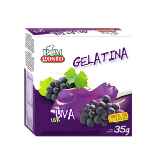 GELATINA BOM GOSTO UVA               20G