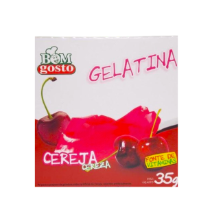 GELATINA BOM GOSTO CEREJA            20G