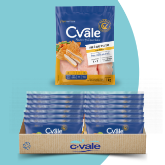 C.Vale Filé de Peito em Bifes - Caixa 15KG