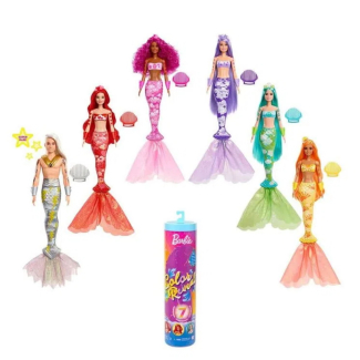 Barbie Color Reveal Série 9 Sereia Arco-Iris (Sortido) Mattel