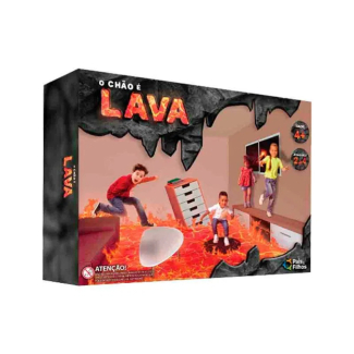 O Chão é Lava Jogo de Tabuleiro Pais & Filhos
