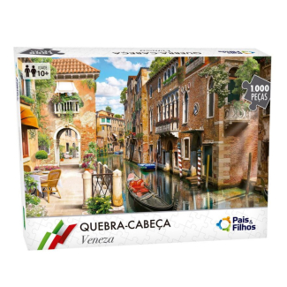 Quebra-Cabeça Veneza 1000 peças Pais & Filhos