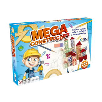 Mega Construções 200 Peças Pais & Filhos