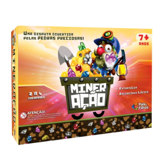 MinerAção Jogo de Tabuleiro Pais & Filhos