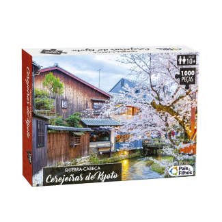 Quebra-Cabeça Cerejeira de Kyota 1000 peças Pais & Filhos
