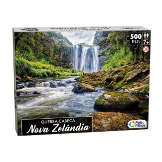 Quebra-Cabeça Nova Zelândia 500 peças Pais & Filhos