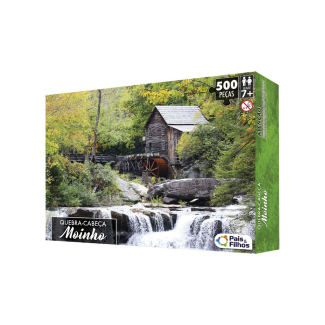 Quebra-Cabeça Moinho 500 peças Pais & Filhos