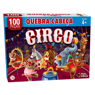 Quebra-Cabeça Circo 100 peças Pais & Filhos