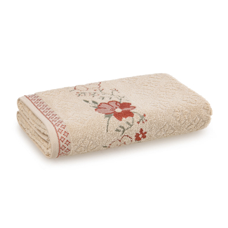 Toalha de Banho Karsten Yuna - Areia/ Laranja